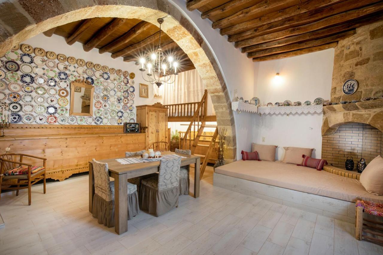 "Finio" Traditional House Apartment Archangelos  Exterior foto